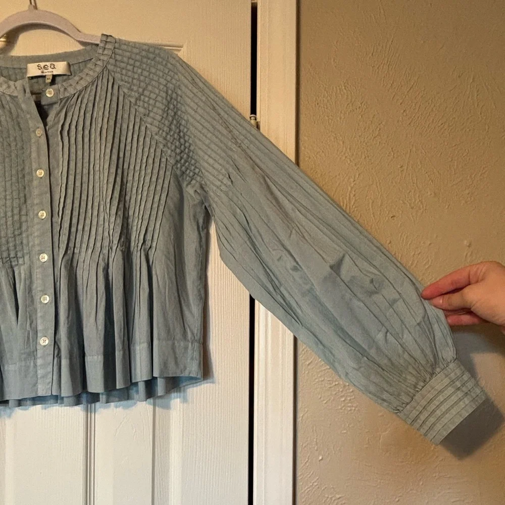 Sea New York Stan Button-Up Blouse - Picture 4 of 8